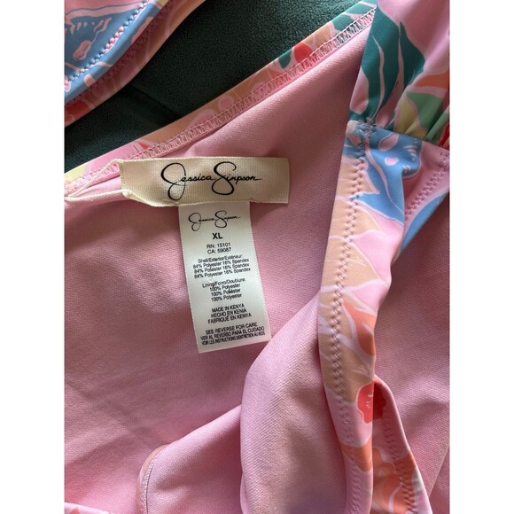 Jessica Simpson Women’s NWT Floral Ruffle Bikini Set - Picture 4 of 6